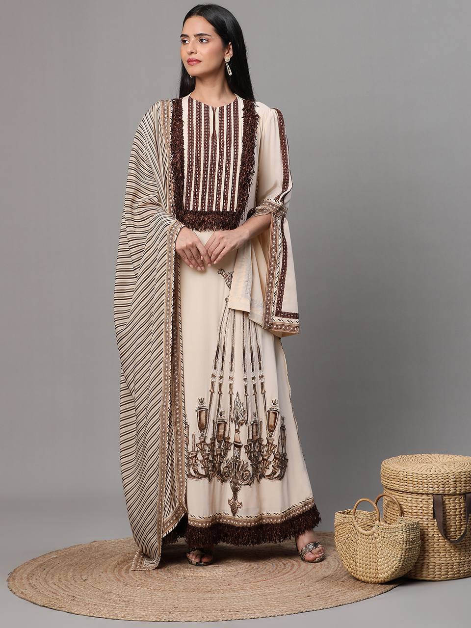 VISTAR PURE CREPE ANARKALI