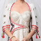White And Red Dress
