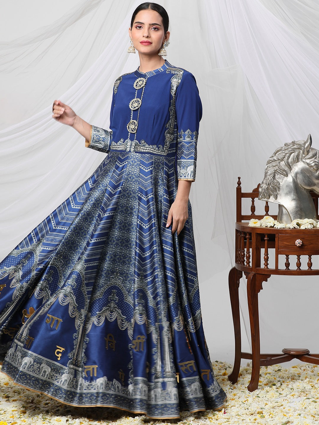 Blue Long Dress