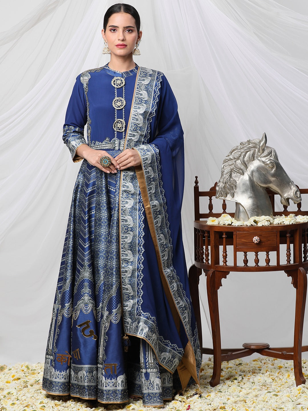 Blue Long Dress