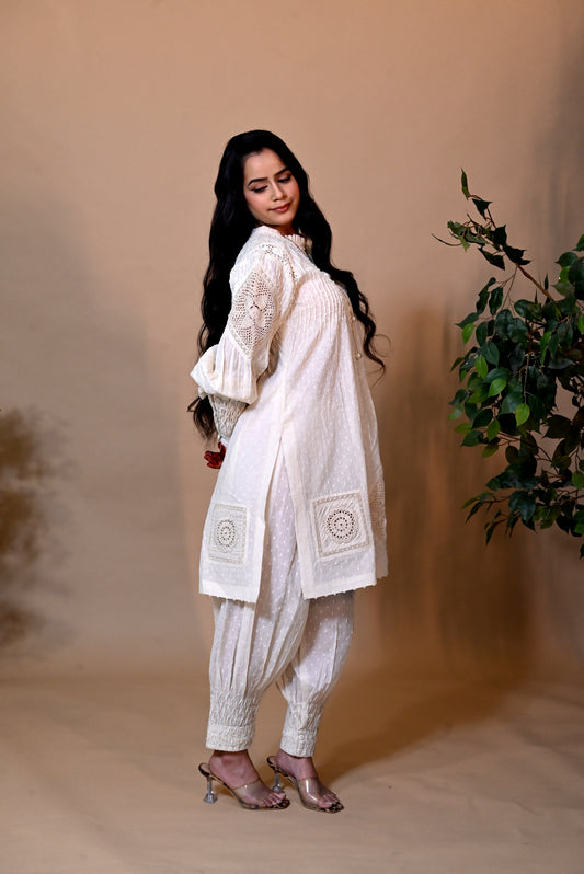 KORA DORA Crosia Patch Work Suit Set