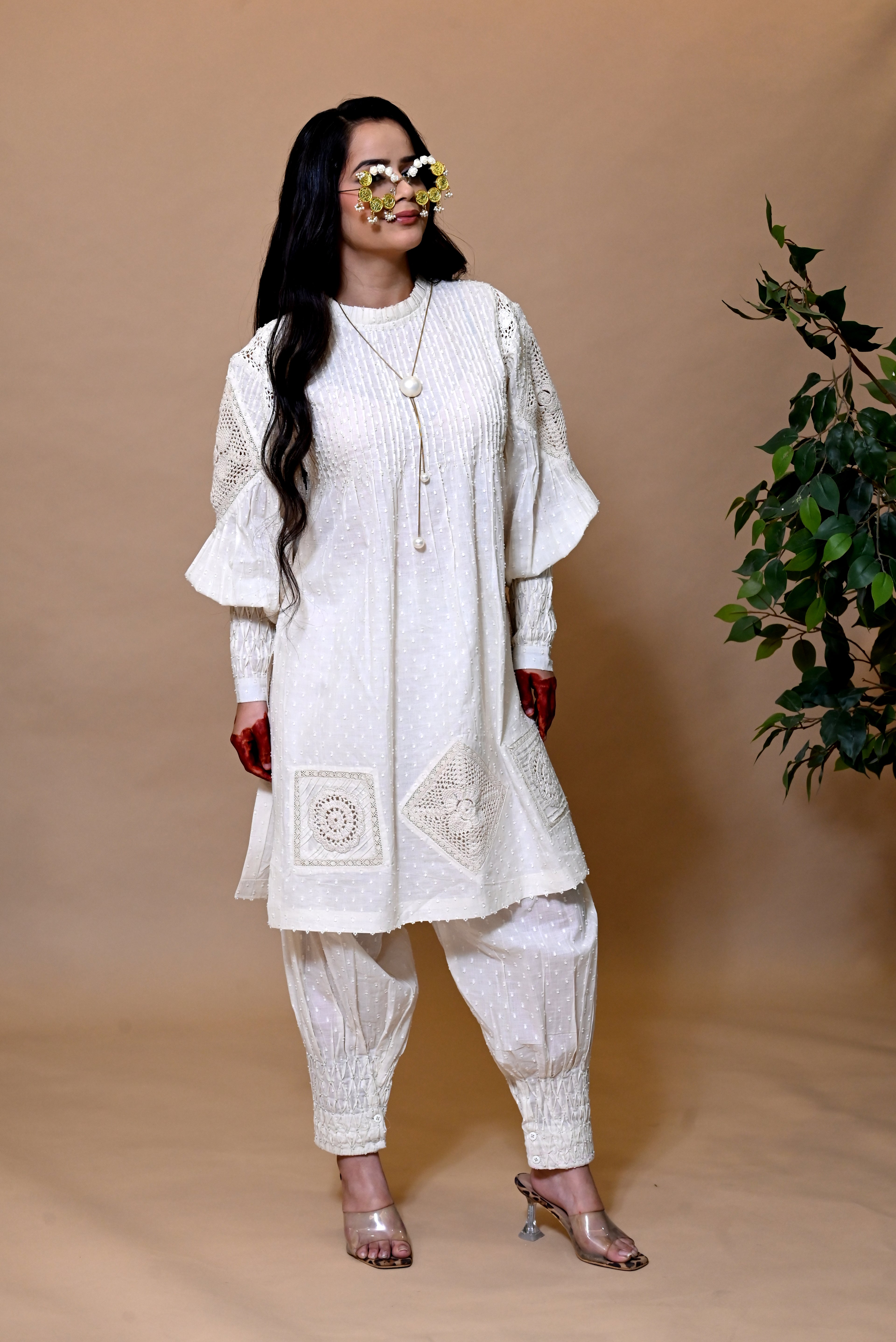 KORA DORA CROSIA PATCH WORK SUIT SET