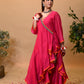 JEWAR Pink Angrakha Suit Set