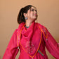 JEWAR Pink Angrakha Suit Set