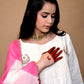 CHANDBALI_ Off white mul cotton suit set