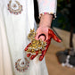 CHANDBALI_ Off white mul cotton suit set