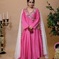POSHAK Collection – “Gulaabi Adaa” Silk Chanderi Anarkali Set