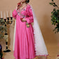 POSHAK Collection – “Gulaabi Adaa” Silk Chanderi Anarkali Set