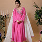 POSHAK Collection – “Gulaabi Adaa” Silk Chanderi Anarkali Set