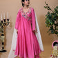 POSHAK Collection – “Gulaabi Adaa” Silk Chanderi Anarkali Set