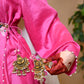 POSHAK Collection – “Gulaabi Adaa” Silk Chanderi Anarkali Set