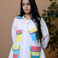 COLORPOP CHARM – LINEN POCKET SHIRT