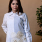 BLUE STRIPE LINEN SHIRT