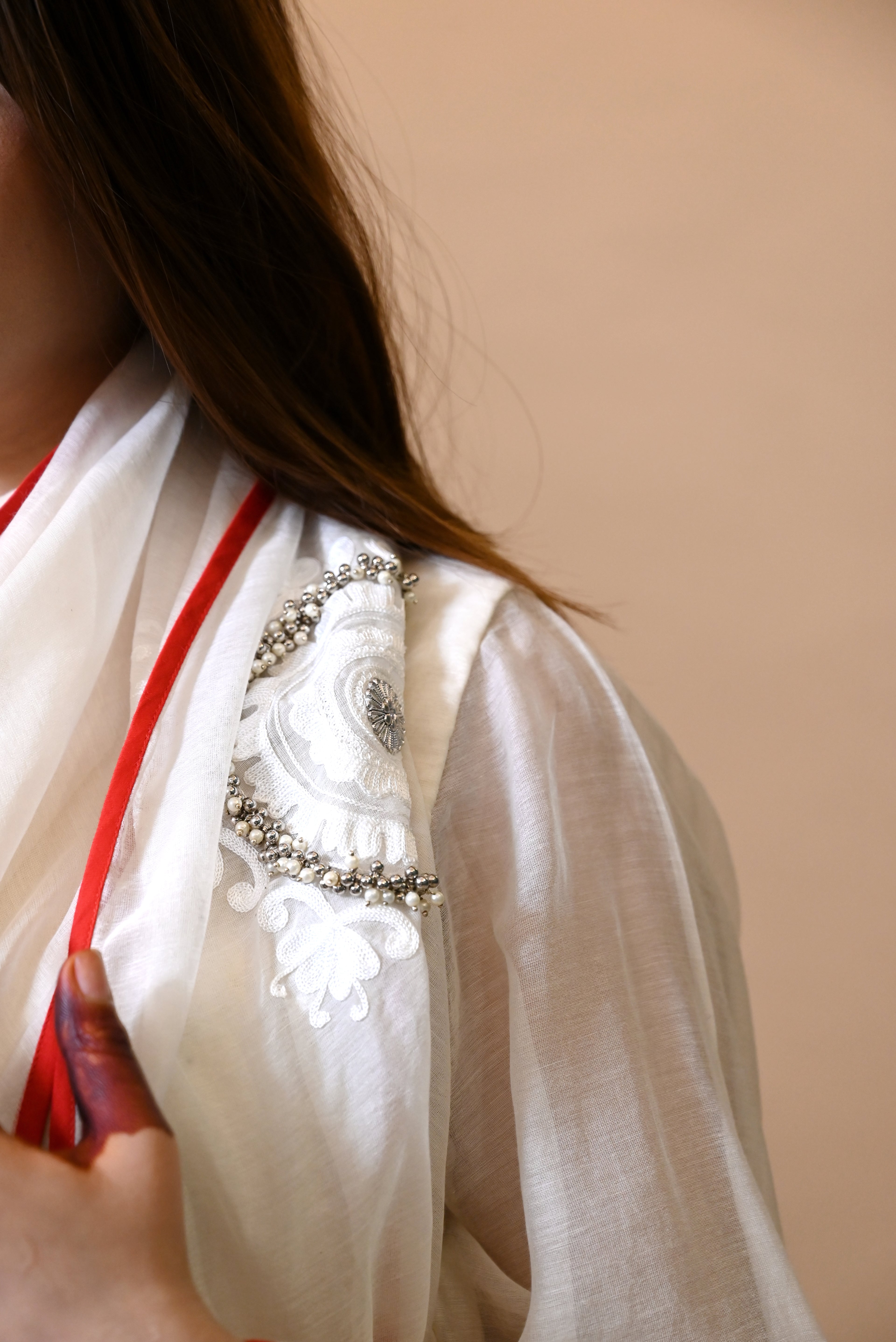 LALIMA – PURE CHANDERI LAYERED SUIT SET