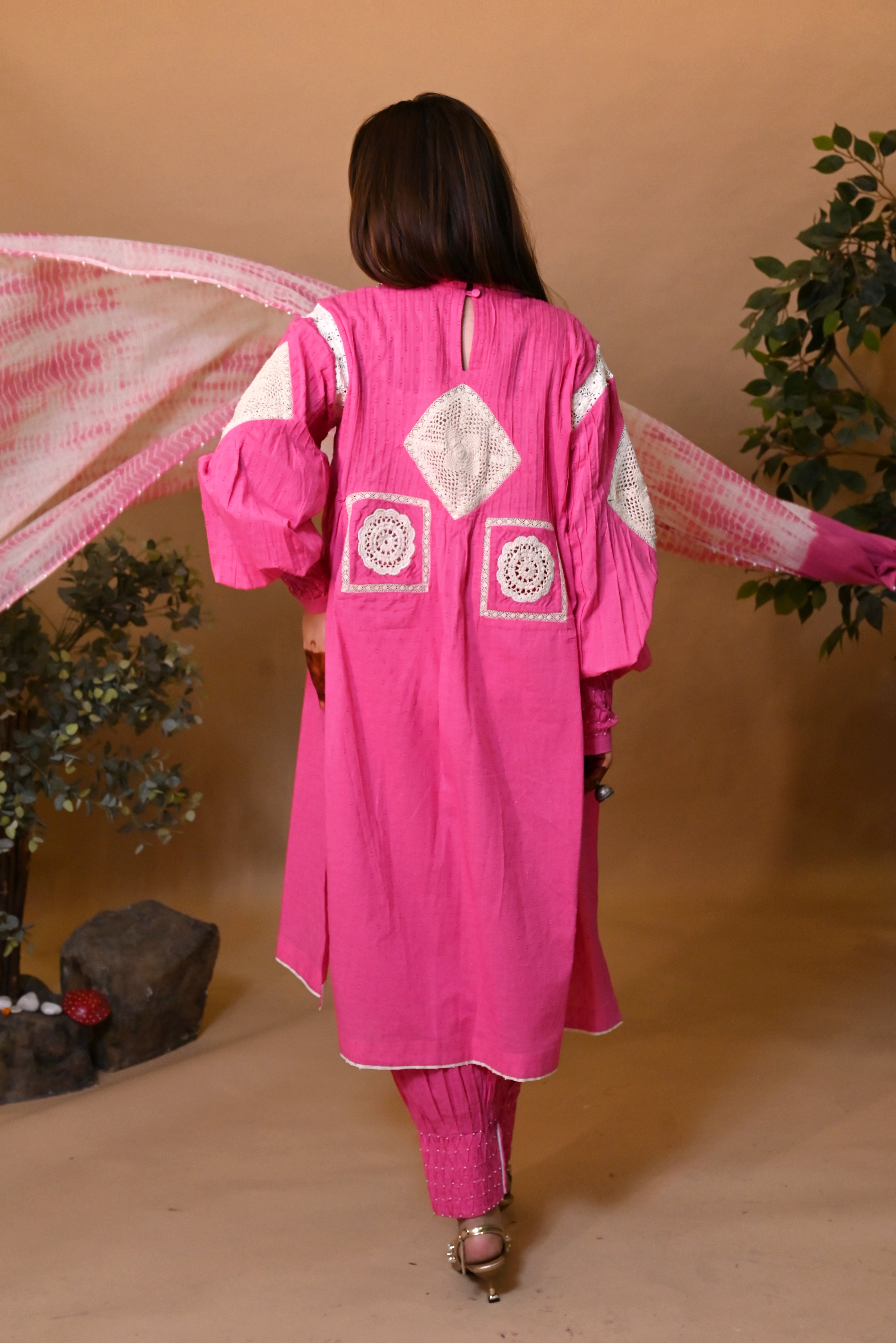 KORA DORA HOT PINK SUIT SET