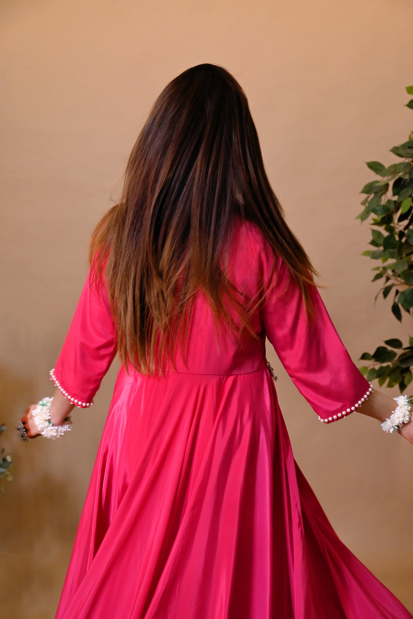 CHAMKILI HOT PINK INDO WESTREN SET