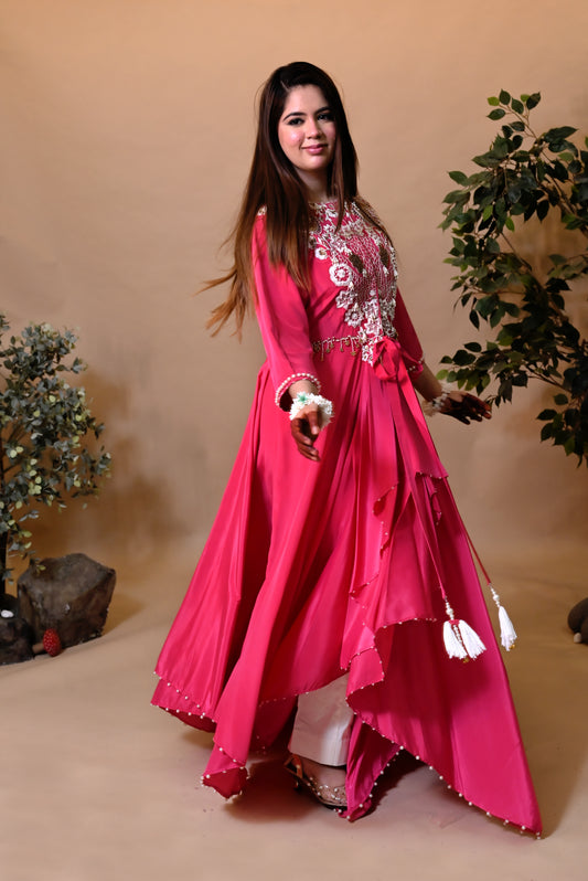 CHAMKILI HOT PINK INDO WESTREN SET
