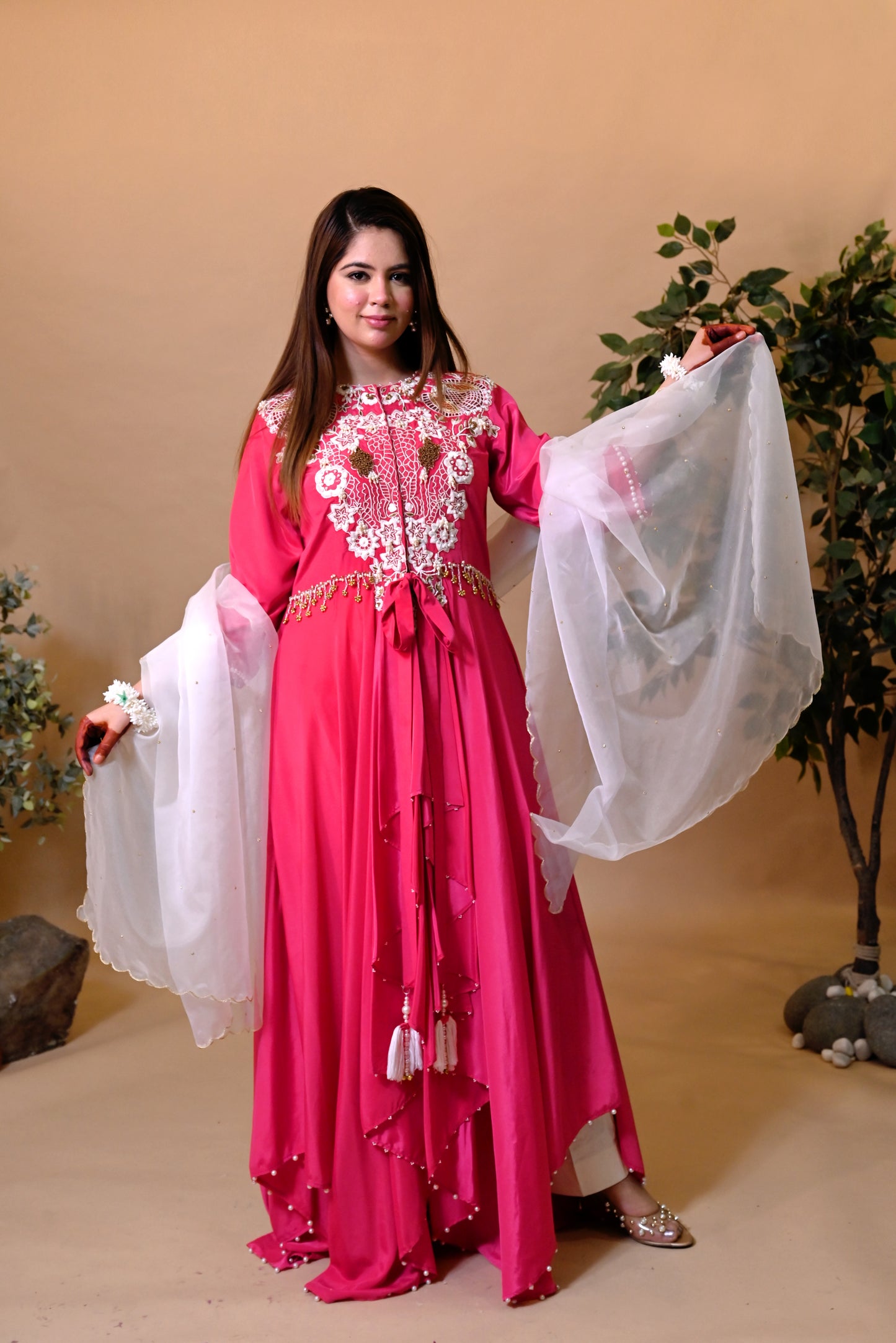 CHAMKILI HOT PINK INDO WESTREN SET