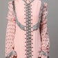 Pink Printed Long Dress
