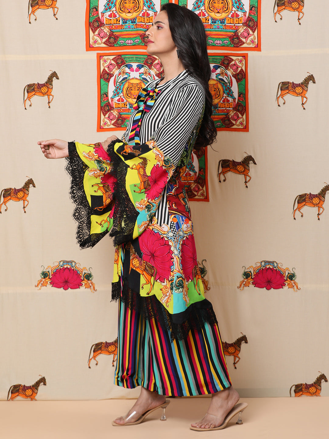 Multicolor Co ord Set