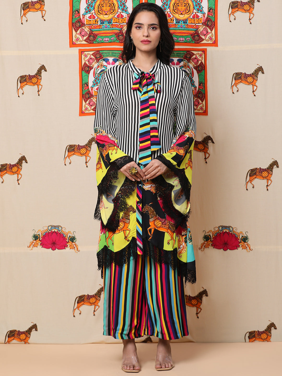 Multicolor Co ord Set