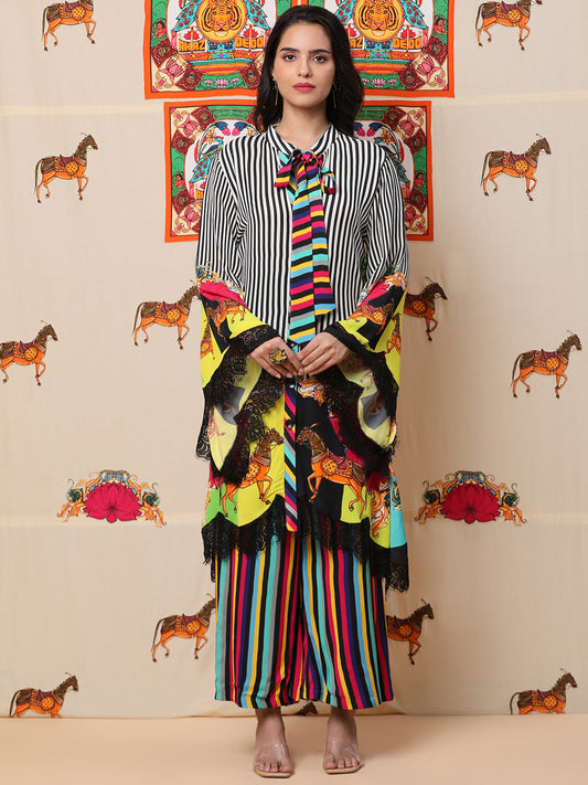 Multicolor Co ord Set